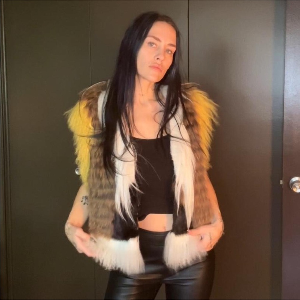 Vintage GOKA Genuine Fur Vest